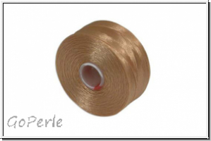 S-Lon, Size D, Beading Thread, F�delgarn, tan, 1 Spule